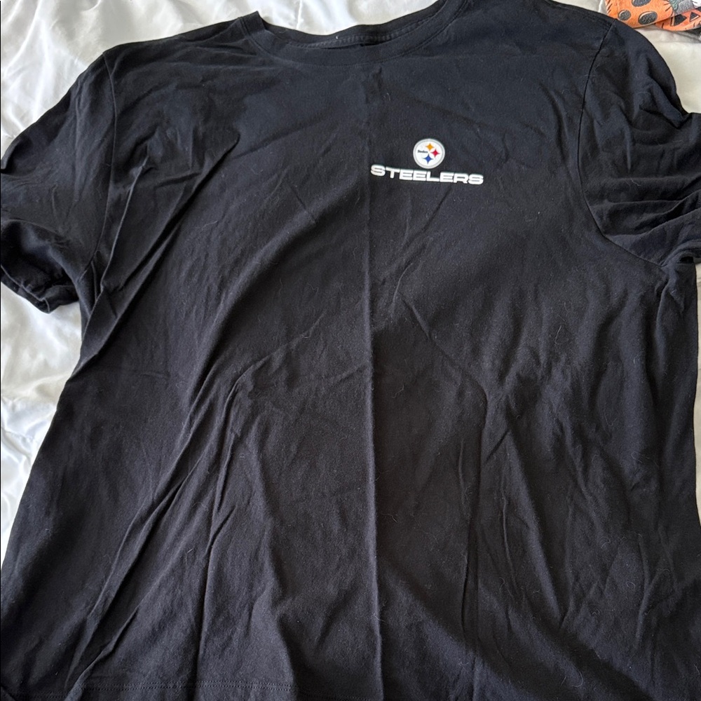 Steelers Black Short Sleeve Tee